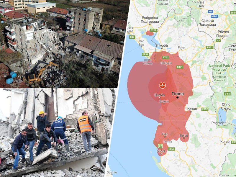 Potres v Albaniji