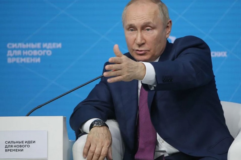 Putin govori   Vir:Telegram