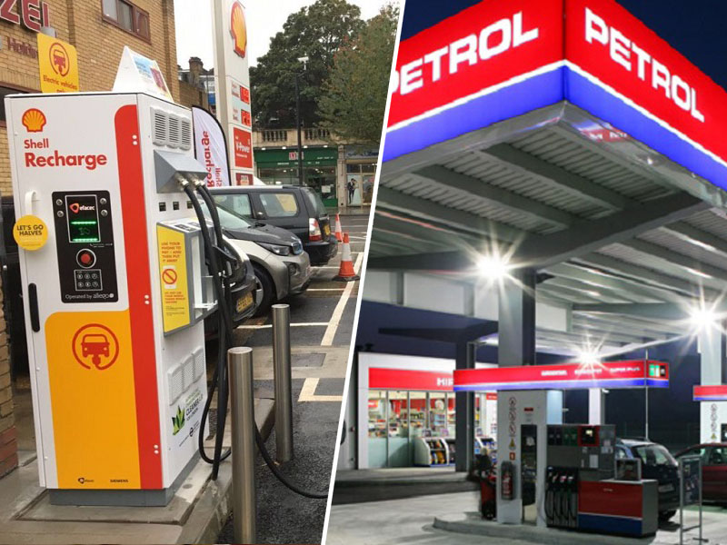 Shell in Petrol - elektro in samo bencnske polnilnice Shell in Petrol - elektro in samo bencnske polnilnice