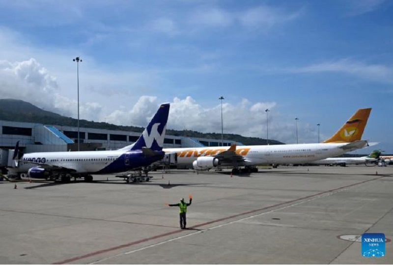 Letališče Simon Bolivar v Caracasu Vir: Xinhua