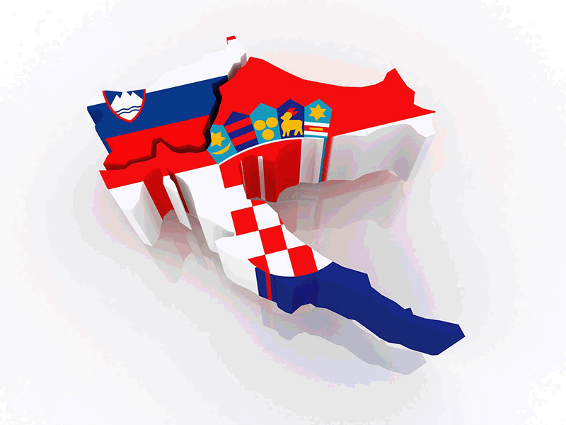 Slovenija, Hrvaška mapa