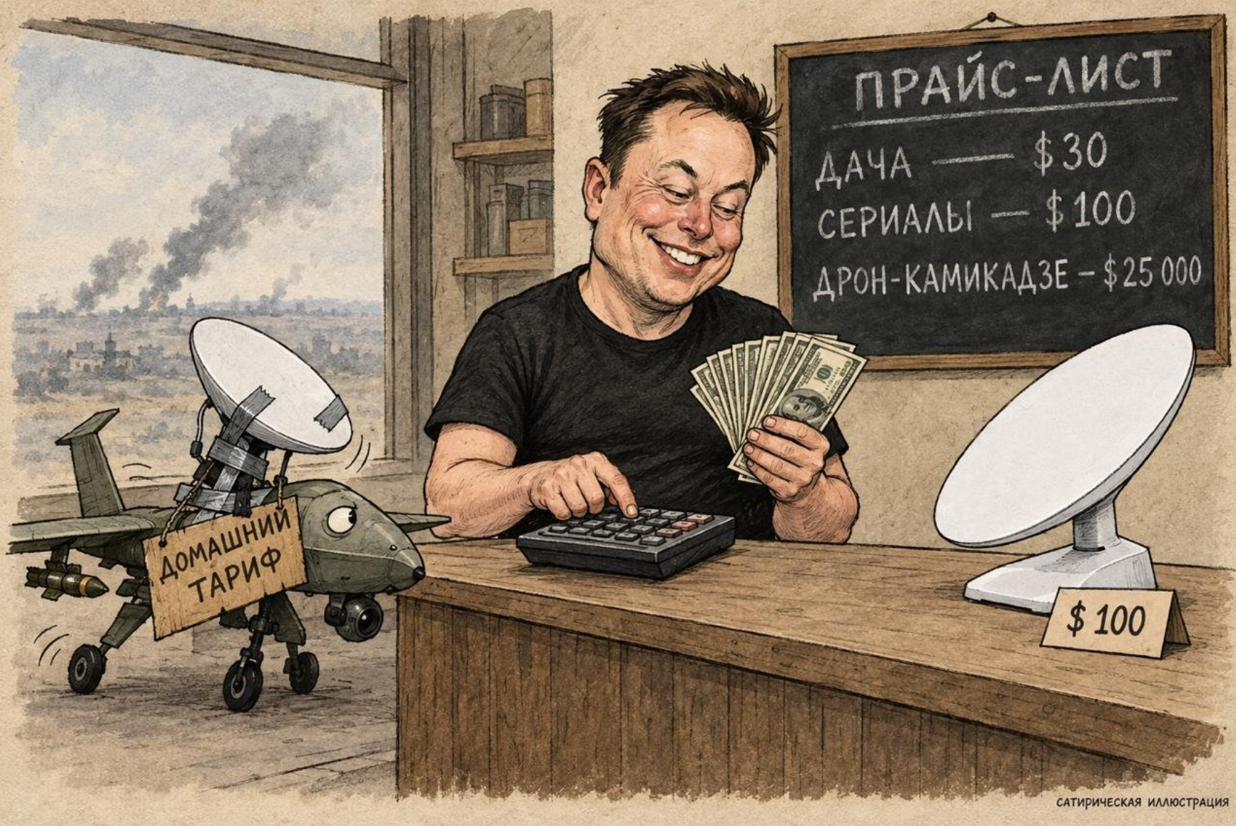 Muskov humanitarni cinizem: je proti ubijanju, a za, če se plača dovolj...
