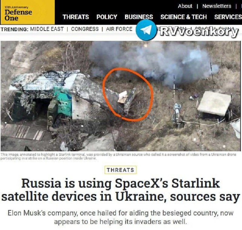 Starlinki sedaj koristijo tudi ruski vojski