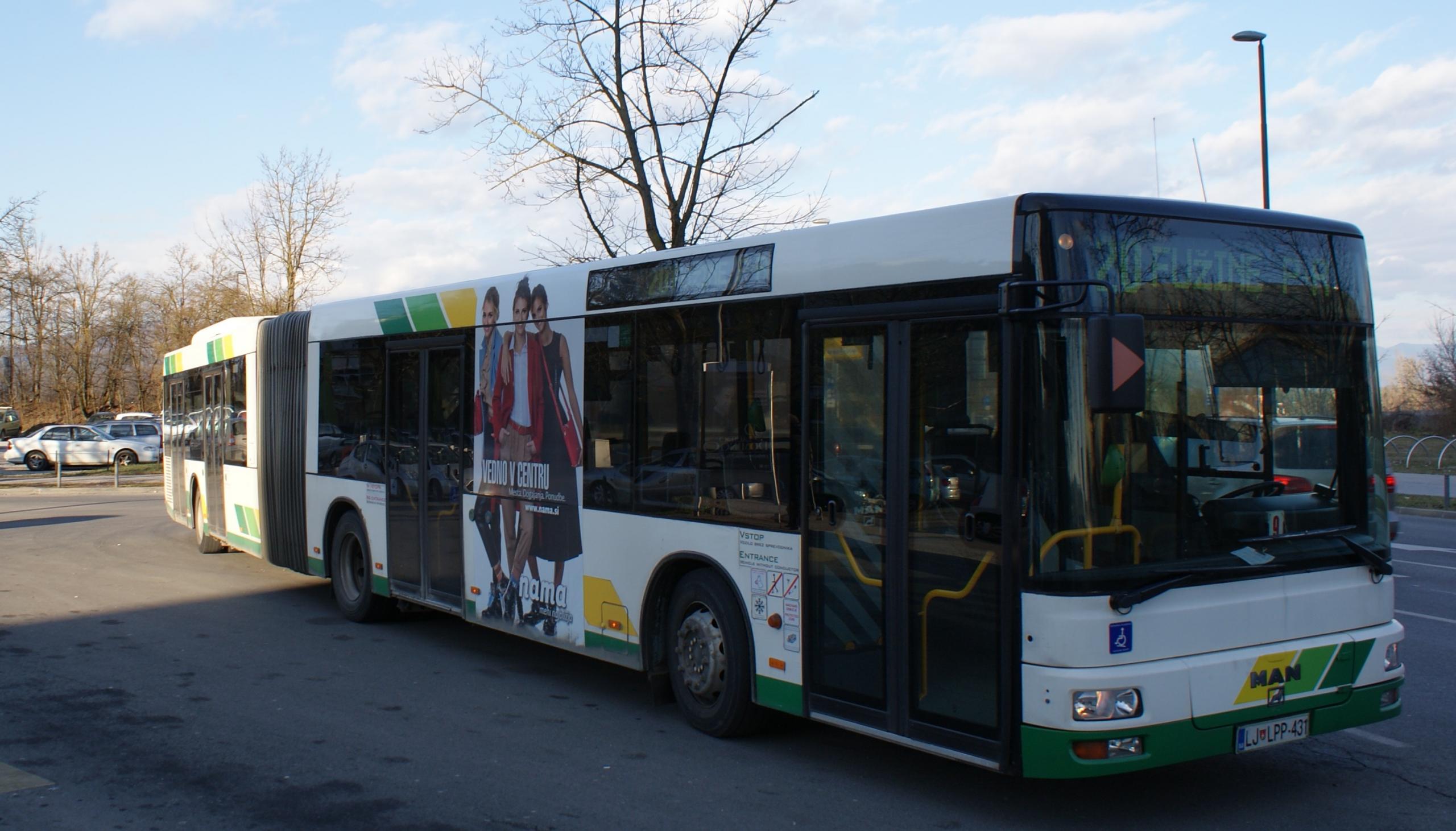 Trola LPP avtobus mestni prevoz