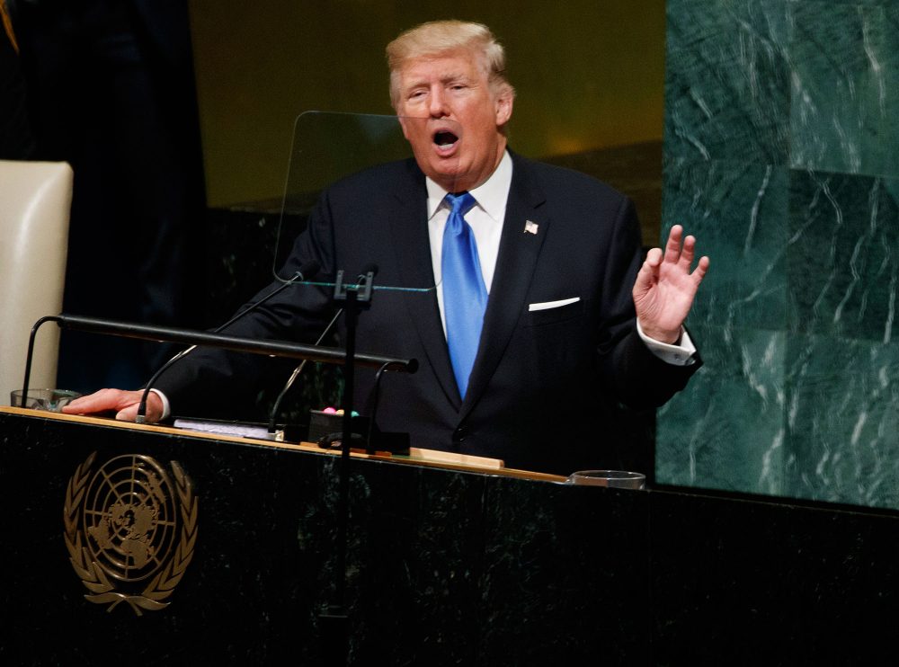 Donald Trump - med govorom v GS OZN