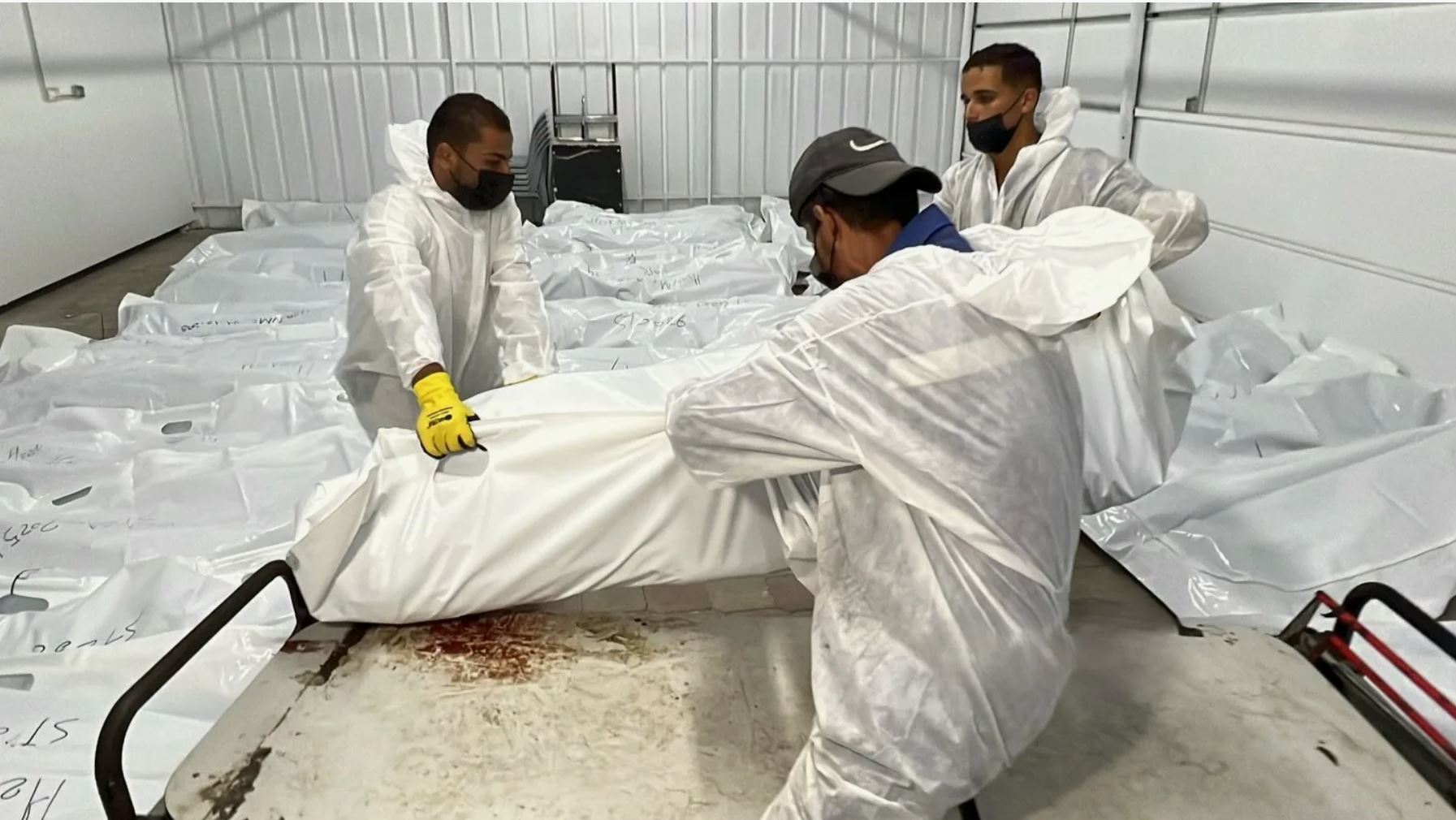 Trupla izročenih Palestincev so dokazovala znake torture...Vir: X Trupla izročenih Palestincev so dokazovala znake torture...Vir: X