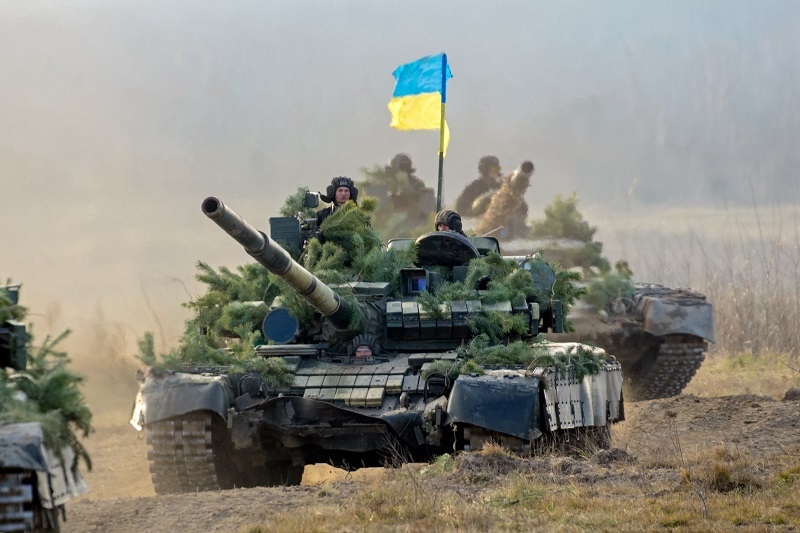 Ukrajinski tanki  Vir: MO UKR