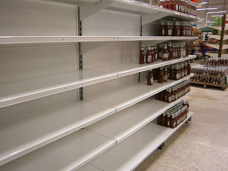 Venezuela - prazne trgovine