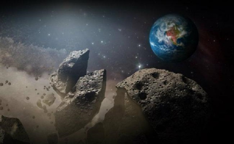 Asteroidi v vesolju Vir: Telegram, posnetek zaslona