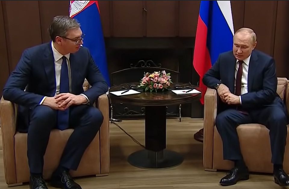 Aleksandar Vučić in Vladimir Putin