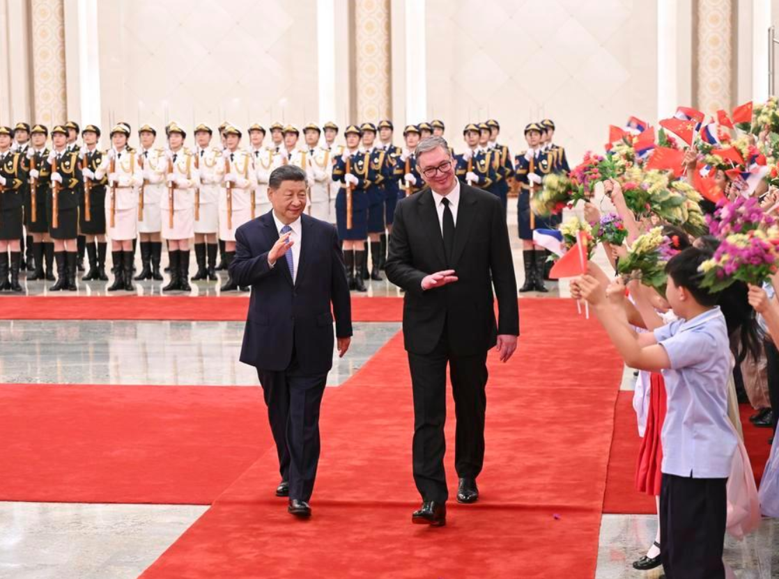 Aleksandar Vučić in Xi Jinping Vir:X