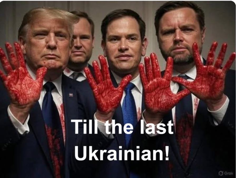 Do zadnjega Ukrajinca? Vir: X