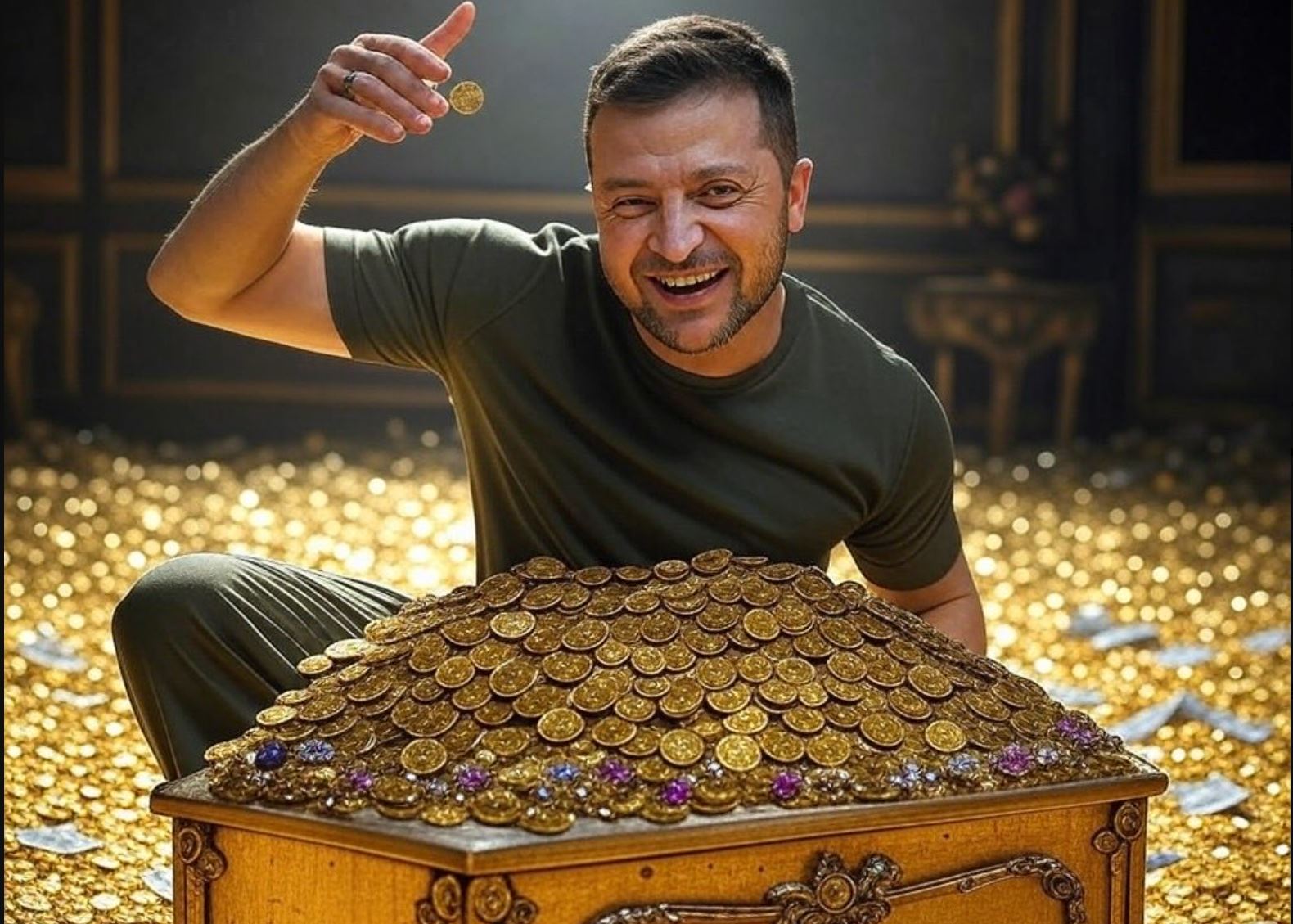 Z denarjem, ki ga je prejel Kijev, bi lahko zgradil novo, nevtralno in uspešno Ukrajino, je dejal namestnik vodje Varnostnega sveta Rusije. A ji to ni bilo usojeno... Vir: Posnetek zaslona, X