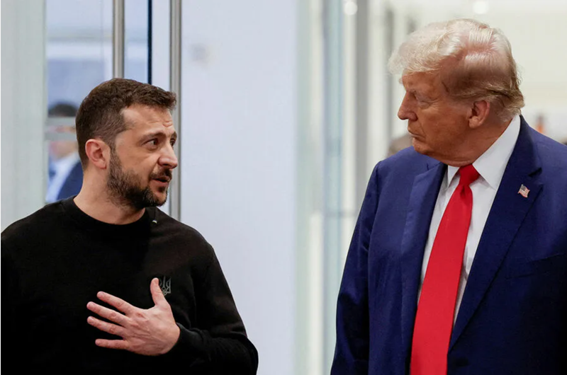 Zelenski in Trump Vir: Telegram