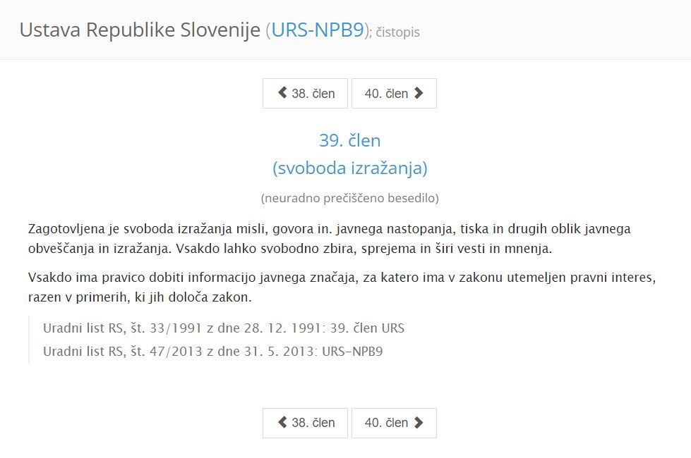 Ustava Slovenije