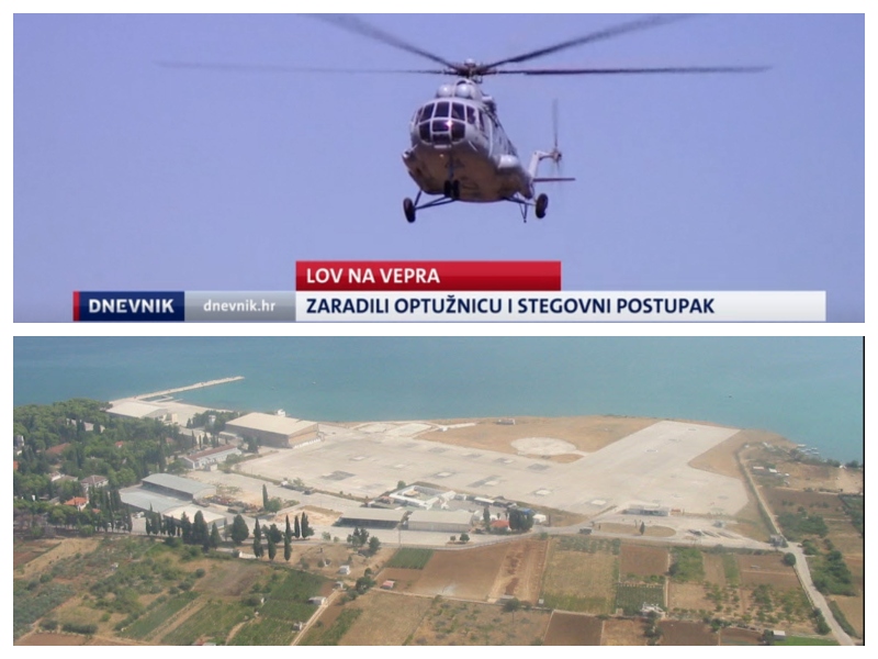 Helikopter, lov na vepra Vir:Nova TV