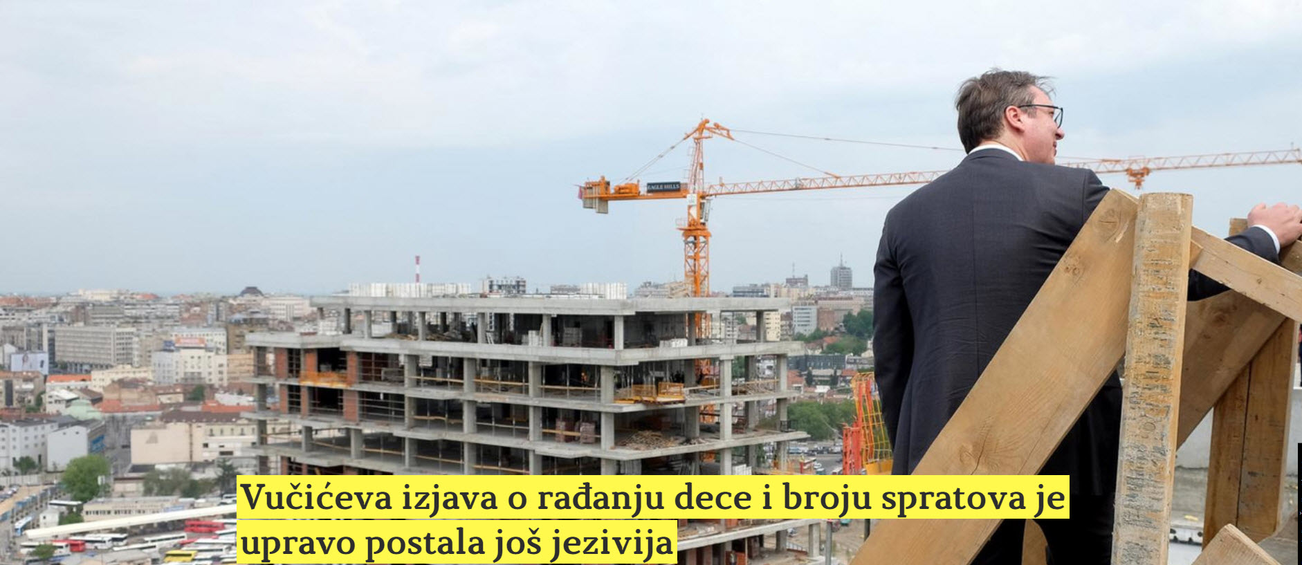 Vučič na zgradbah