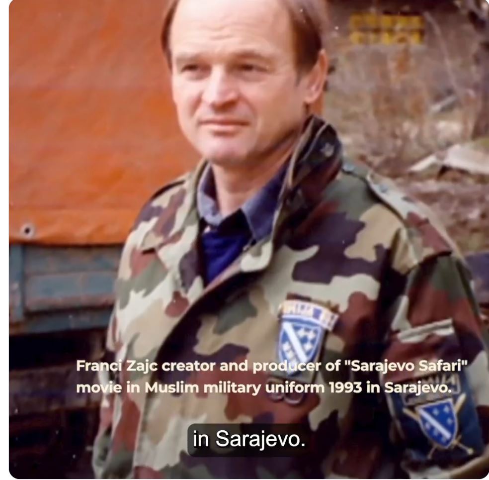 Franci Zajc v uniformi Armije BiH