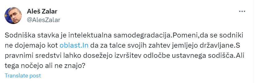 Mnenje Zalarja